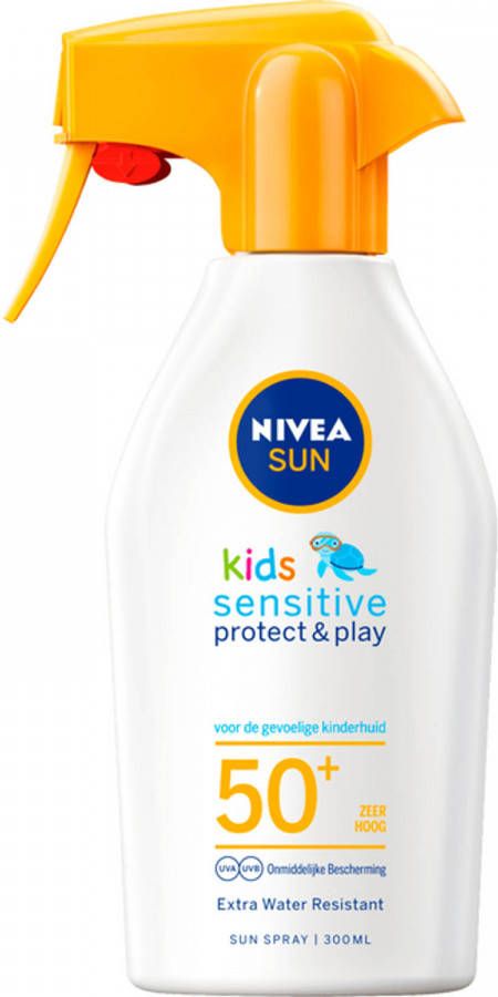 Nivea Sun Kids Sensitive Protect & Play Zonnespray Spf50 300ml online kopen