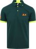 Sun68 Poloshirt Logo Donkergroen , Groen, Heren online kopen