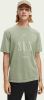 Scotch & Soda T shirt van biologische jersey met artwork online kopen